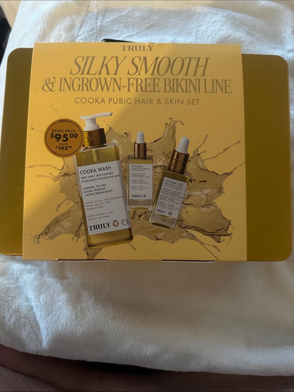NEW Truly Beauty Silky Smooth Cooka Pubic Hair & Skin Set - Picture 2 of 7